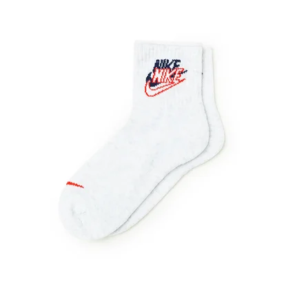 Nike Heritage Socks 2-Pack (Weiß)