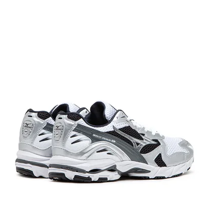Mizuno Wave Rider 10 (Weiß / Silber / Schwarz)