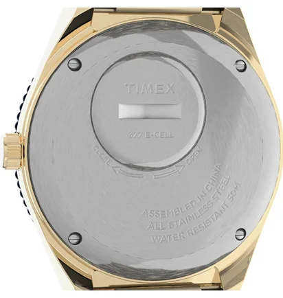Timex Archive Q Diver Reissue 38mm (Gold / Blau)