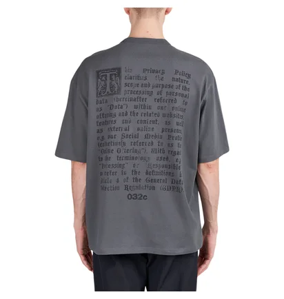 032c Cookies Oversized T-Shirt (Grau)