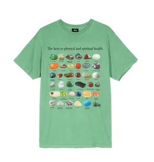 Stüssy Pig. Dyed Stones Tee (Grün)