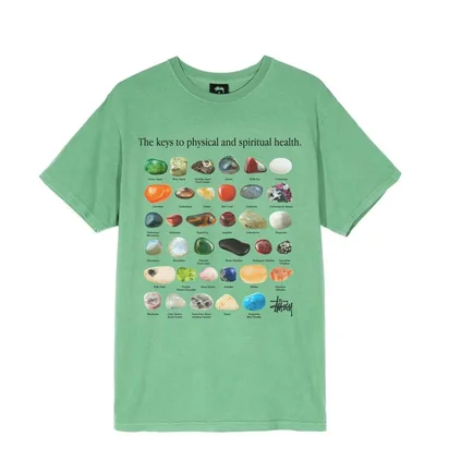 Stüssy Pig. Dyed Stones Tee (Grün)