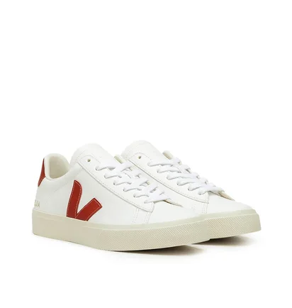 VEJA Pack WMNS Campo Chromefree (Weiß / Rot)