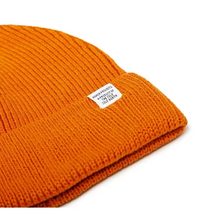 Norse Projects Short Beanie (Orange)