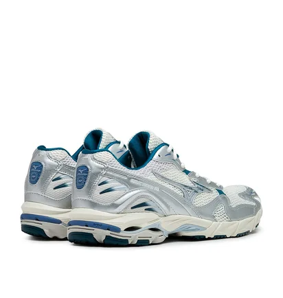 Mizuno Wave Rider 10 (Beige / Silber / Blau)