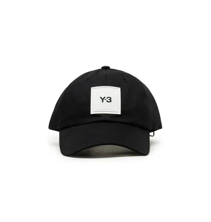 adidas Y-3 Square Label Cap (Schwarz)