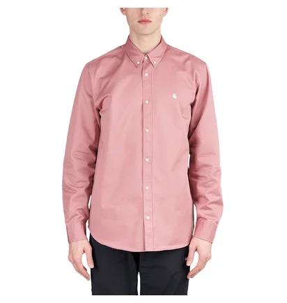 Carhartt WIP Longsleeve Madison Shirt (Rosa)