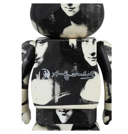 Medicom 100% + 400% Andy Warhol Mona Lisa Be@rbrick Toy