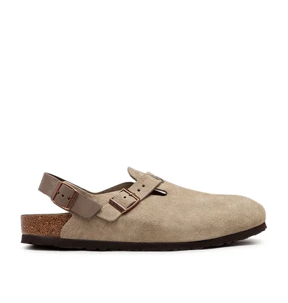 Birkenstock Tokio Suede Leather Narrow (Beige)