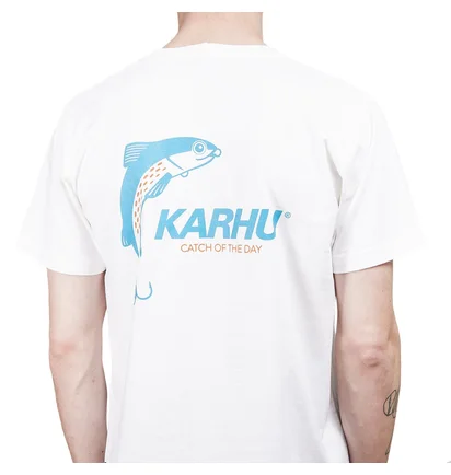 Karhu x R-Collection 'Catch of the Day' T-Shirt (Weiß)