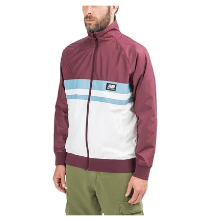 New Balance MJ01503 NBY Athletics Archive Run Jacket (Bordeaux / Weiß)