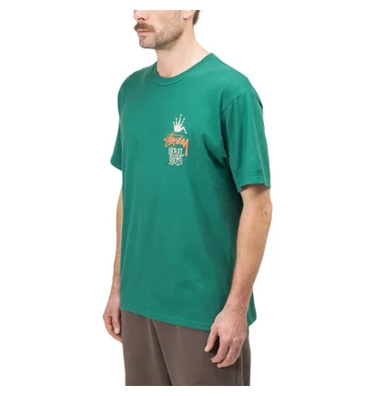 Stüssy Global Roots T-Shirt (Dunkelgrün)