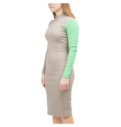 Stüssy WMNS Pike Color Block Dress (Taupe / Grün)