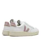 Veja WMNS V-12 Leather (Weiß / Rosa)