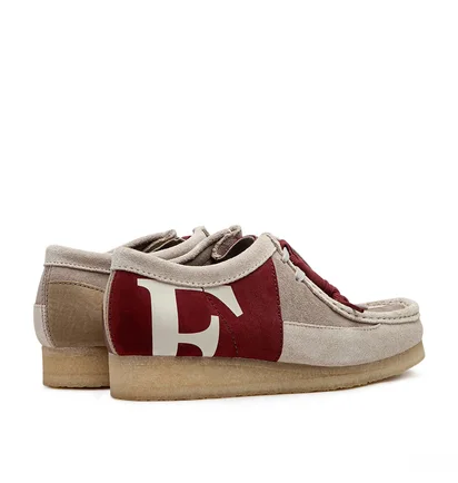 Clarks x Franck Pellegrino Wallabee Combi (Rot)