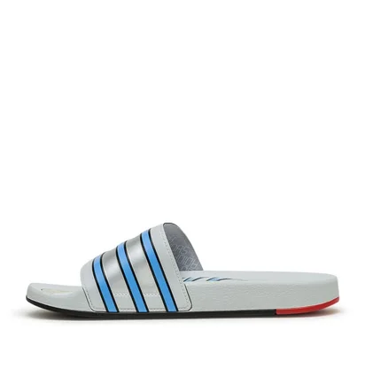 adidas Adilette Premium 'Micropacer' (Grau / Blau)