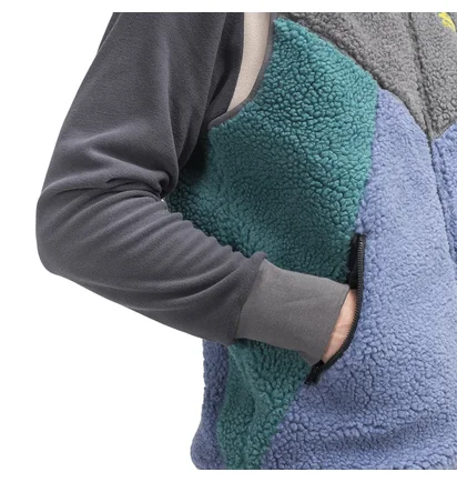 Aimé Leon Dore Polar Fleece Vest (Grau / Blau)