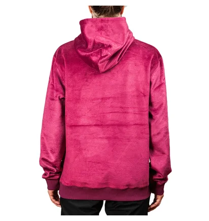Stüssy Pile Fleece Hood (Berry)