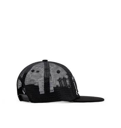 The Trilogy Tapes TTT Pain All-Over Mesh Trucker 6-Panel (Schwarz)