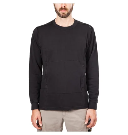 Stone Island Shadow Project Flank Pocket Crewneck (Schwarz)