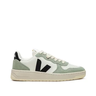 Veja WMNS V-10 Prime Leather (Beige / Grün / Schwarz)