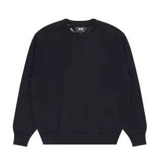 stüssy laguna icon sweater (black) – Stüssy