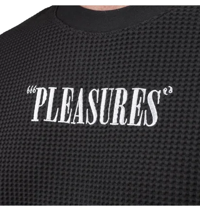 Pleasures Visions Waffle Knit Shirt (Schwarz)