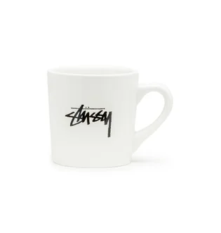 Stüssy Behind The 8 Ball Ceramic Mug (Cream)