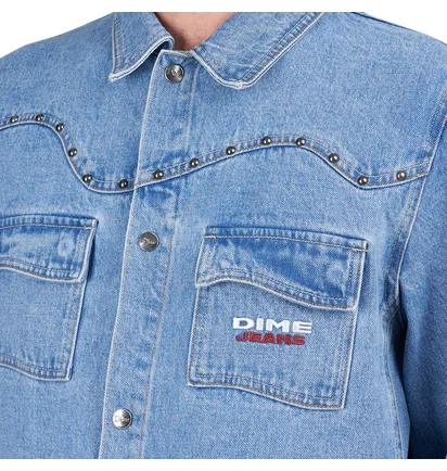 Dime Denim Western Jacket (Blau)
