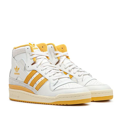 adidas Forum 84 High (Weiß / Gelb)