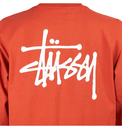 Stüssy Basic Longsleeve (Rot)