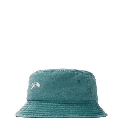 Stüssy Stock Washed Bucket Hat (Türkis)