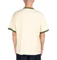 Brain Dead Mouthworm Short Sleeve Ringer Tee (Beige / Grün)