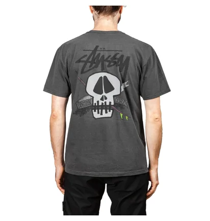 Stüssy Surf Skull Pig. Dyed Tee (Schwarz)