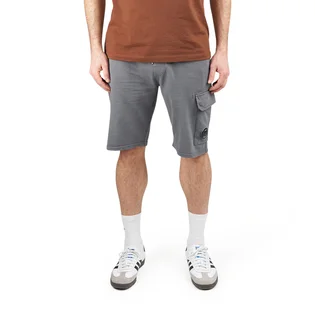 C.P. Company Light Fleece Cargo Lens Shorts (Grau)