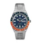 Timex Archive Q Diver Reissue 38mm (Silber / Blau / Orange)