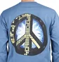T.I.M.E. Peace Pocket Longsleeve Tee (Blau)