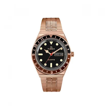 Timex Archive Q Diver Reissue 38mm (Rosegold / Schwarz)
