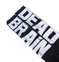 Brain Dead Vertical Type Socks (Schwarz)