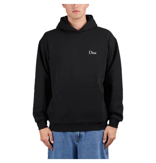 Dime Classic Small Logo Hoodie (Schwarz)