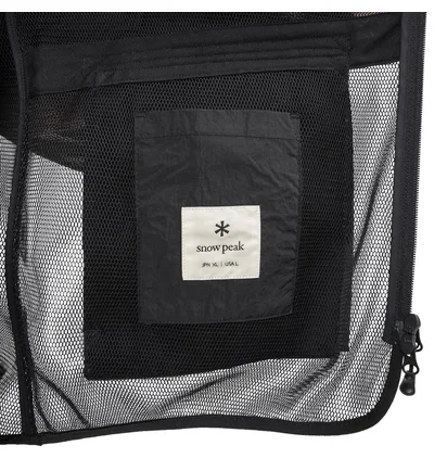 Snow Peak Mesh Jacket (Schwarz)