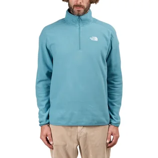 The North Face 100 Glacier 1/4 ZIP Fleece Pullover (Blau)