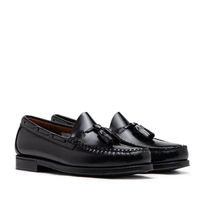 G.H.Bass Weejun II Larkin Moc Tassel (Schwarz)