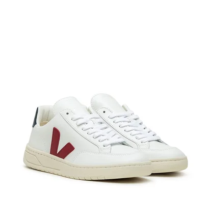VEJA Pack WMNS V-12 Leather Extra (Weiß / Rot)