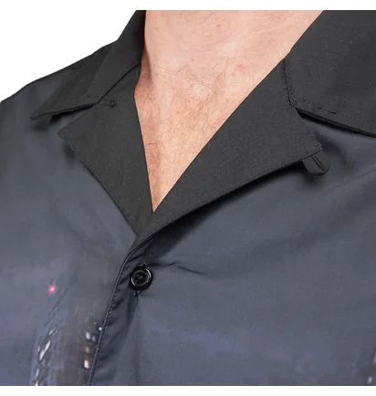 Pleasures Metro Button Down Shirt (Schwarz)