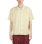 Brain Dead Micro Check Short Sleeve Snap Shirt (Gelb / Weiß / Grün)