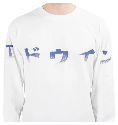 Edwin Imprint TS LS Cotton Single Jersey (Weiß)