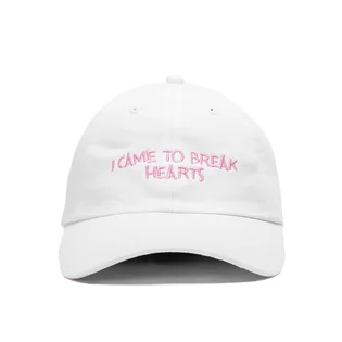 NASASEASONS Cap 'I Came To Break Hearts' (White / Rosa)