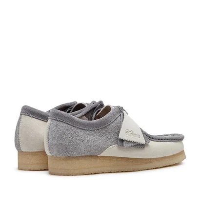 Clarks Wallabee (Grau / Creme)