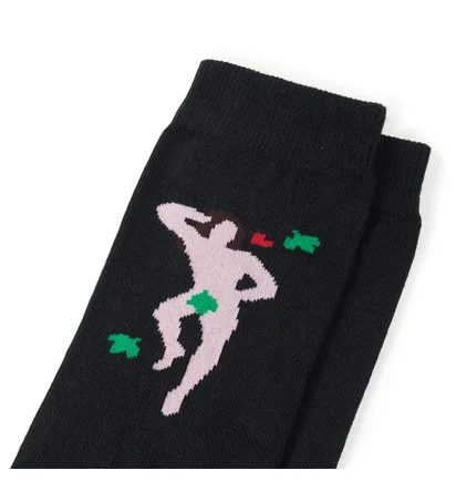 Carne Bollente Milk Snake Socken (Schwarz)